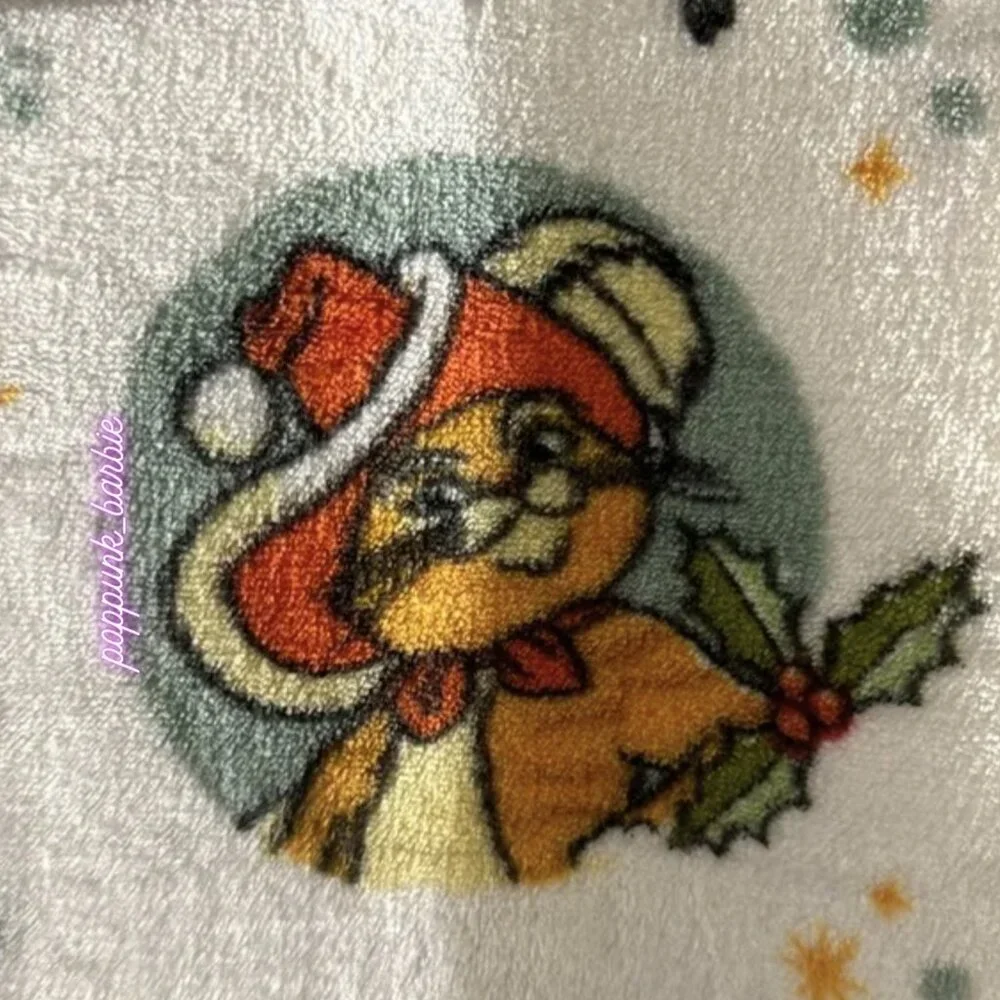 Shrek Christmas Blanket Throw 50x70 Donkey Puss Gingy Holiday Plush‎ NWT